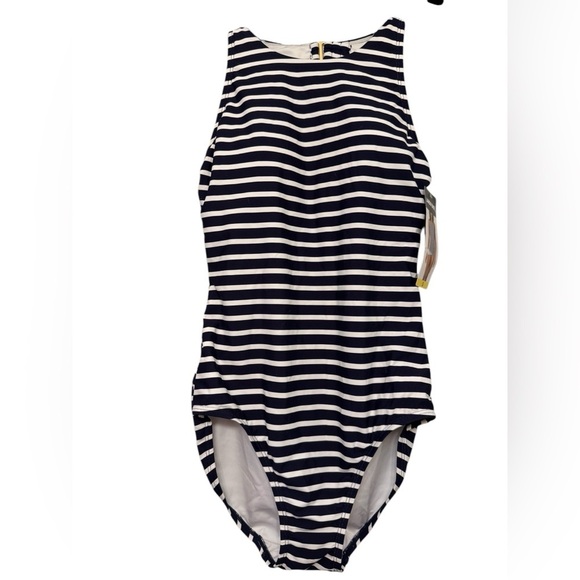 Lands End One Piece Swimsuit S = 6-8 - Picture 3 of 6